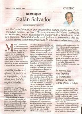 Adolfo Galán Salvador por Manolo Herrero Montonto.